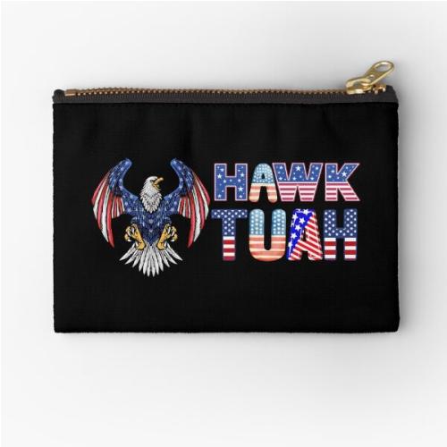 Hawk tuah Zipper Pouch