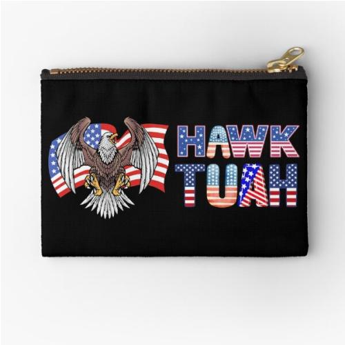 Hawk tuah Zipper Pouch