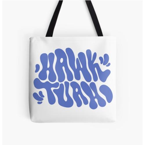 hawk tuah All Over Print Tote Bag