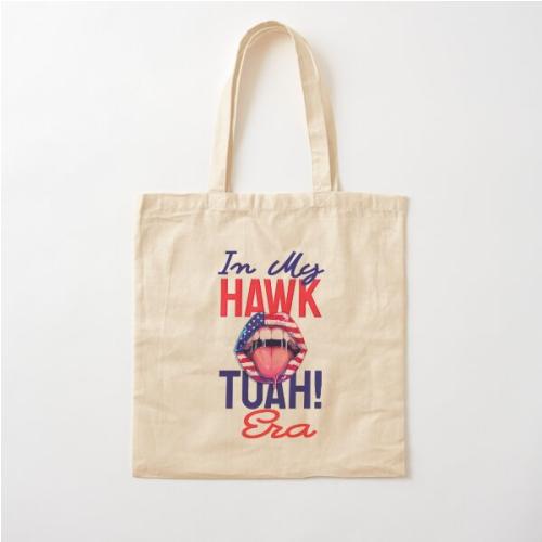 In My Hawk Tuah Era Cotton Tote Bag