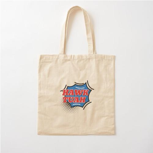 HAWK TUAH Cotton Tote Bag