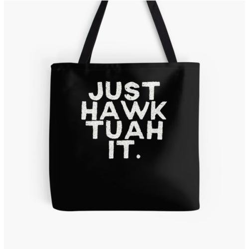 HAWK TUAH All Over Print Tote Bag