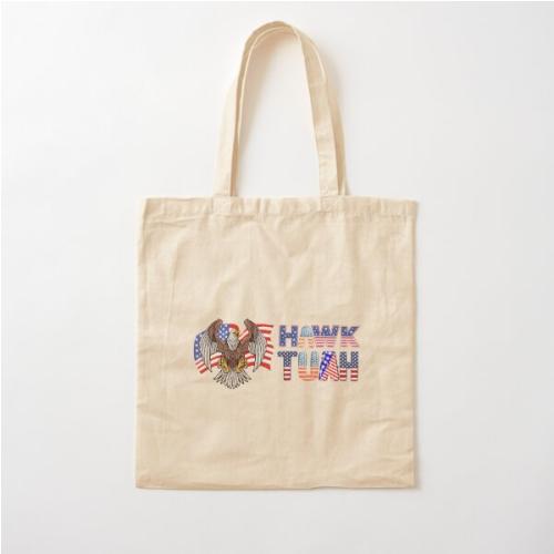 Hawk tuah Cotton Tote Bag