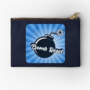 SpartanWarGames Halo Assault Bomb Reset Blue Zipper Pouch