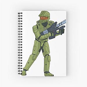 Sticker Design: Halo 3  Spiral Notebook