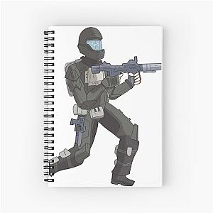 Sticker Design: Halo 3 ODST Rookie  Spiral Notebook