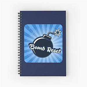 SpartanWarGames Halo Assault Bomb Reset Blue Spiral Notebook