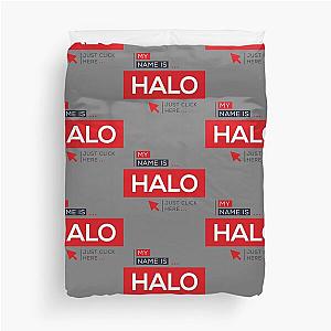 my name   is halo name Duvet Cover