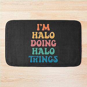 Halo Funny Retro First Name Bath Mat