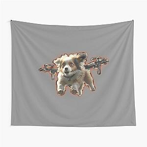 baby dog drone halo Tapestry