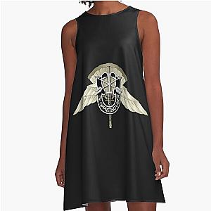 Army - HALO Badge - SF DUI A-Line Dress