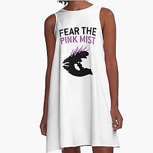 Halo    Needler  Fear The Pink Mist! A-Line Dress