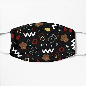 BadBoyHalo Inspired Bowling Alley Carpet Design Flat Mask