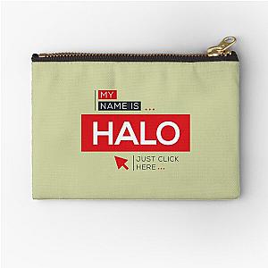 my name   is halo name Zipper Pouch