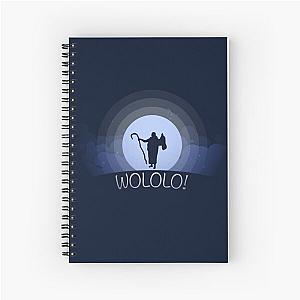 Wololo - Age Of Empire - Halo & Clouds Spiral Notebook