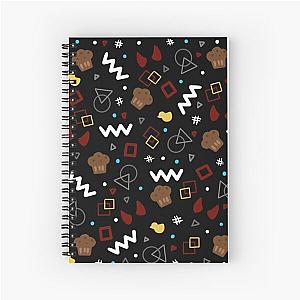 BadBoyHalo Inspired Bowling Alley Carpet Design Spiral Notebook