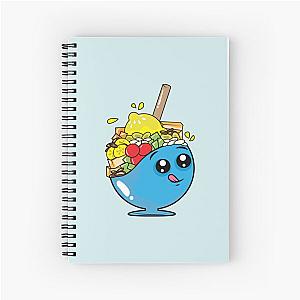 filipino dessert halo halo cartoon Spiral Notebook