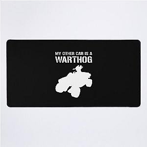 Halo - My Other Car Is A Warthog v2 - White Desk Mat