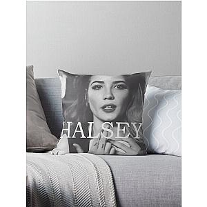 Halsey Poster Throw Pillow