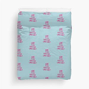 Halsey - Gasoline Lyrics (Blue) Duvet Cover