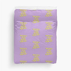 Halsey - Trouble Lyrics (Purple) Duvet Cover