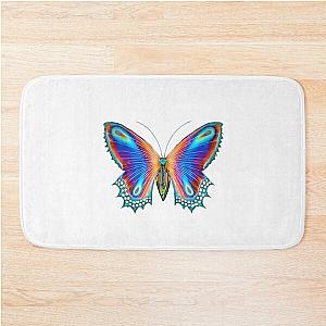 halsey multicolor butterfly Bath Mat