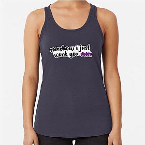 More Halsey lyrics Racerback Tank Top