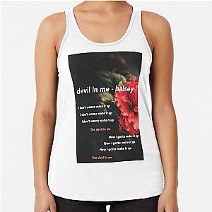 Halsey Lyrics Devil in Me Racerback Tank Top