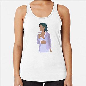 Halsey Silhouette Racerback Tank Top