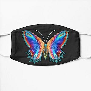 halsey multicolor butterfly Flat Mask