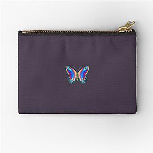 halsey multicolor butterfly Zipper Pouch