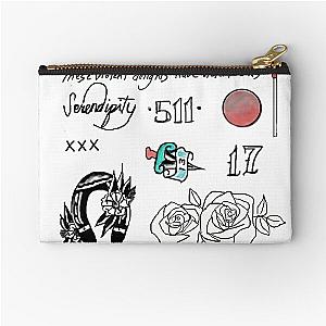 halsey tattoos Zipper Pouch