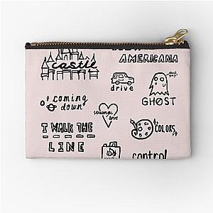 halsey doodles Zipper Pouch