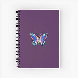 halsey multicolor butterfly Spiral Notebook