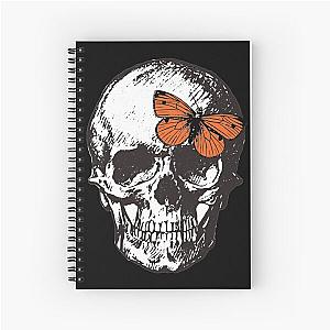 Without Me Skull - Halsey Spiral Notebook