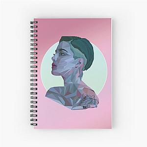 Low Poly Halsey Spiral Notebook