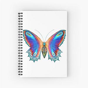 halsey multicolor butterfly Spiral Notebook