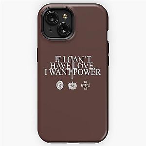 If I Can't Have Love, I Want Power - Halsey text White Version iPhone Tough Case