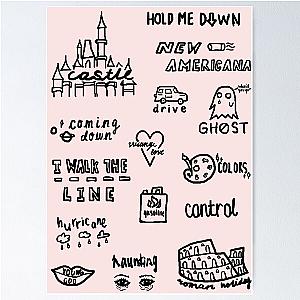 halsey doodles Poster