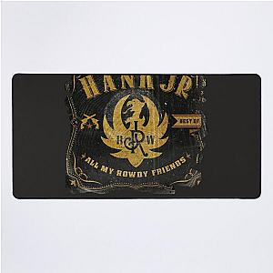 Man Hank Williams Jr Tee  Desk Mat