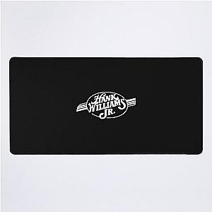 white Hank Williams Jr Classic Desk Mat