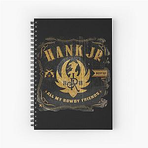 Woman Tops Hank Williams Jr Trendy Sexy Classic Spiral Notebook