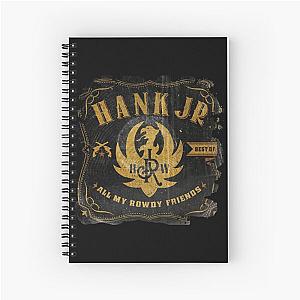 Woman Tops Hank Williams Jr Trendy Sexy Spiral Notebook