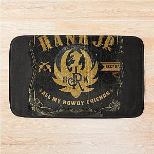 Man Hank Williams Jr Tee  Bath Mat