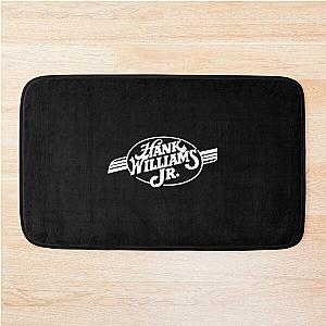 white Hank Williams Jr Classic Bath Mat