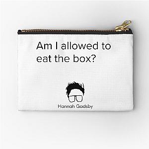 Hannah Gadsby box joke Zipper Pouch