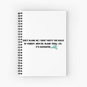 Blame men, Hannah Gadsby Spiral Notebook