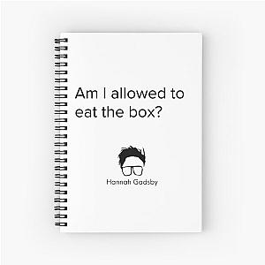 Hannah Gadsby dark Spiral Notebook
