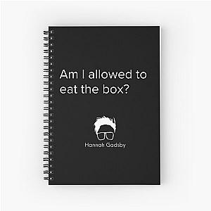 Hannah Gadsby Box Joke Spiral Notebook