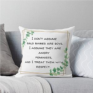 Feminist Babies Hannah Gadsby Throw Pillow